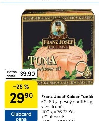 Tuňák Exclusive Franz Josef Kaiser