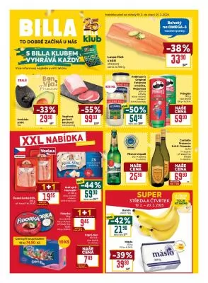 akční leták BILLA 19.2.2025-25.2.2025
