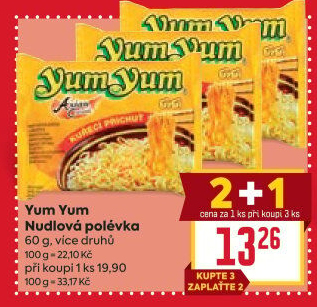 Instantní polévka YumYum