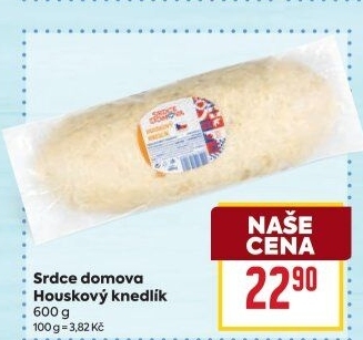 Knedlík houskový Srdce Domova