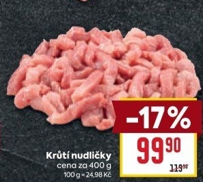 Krůtí prsa na nudličky