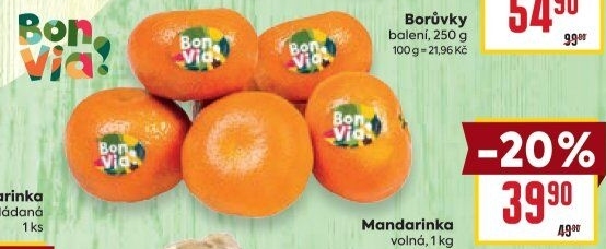 Mandarinky Billa Bonvia