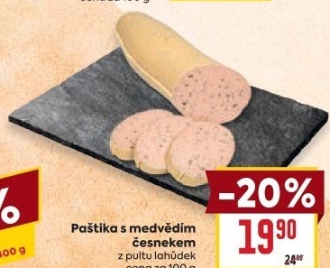 Paštika s medvědím česnekem