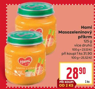 Příkrm masozeleninový Hami