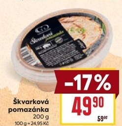 Škvarková pomazánka Gornicky
