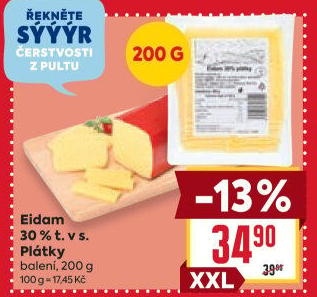 Sýr Eidam 30%