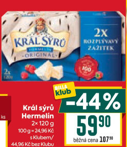 Sýr Hermelín Král sýrů