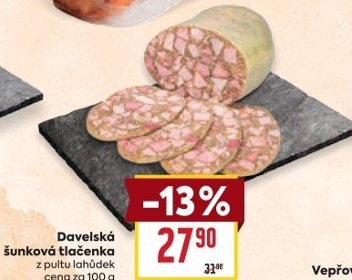 Tlačenka šunková davelská