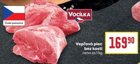 Vepřová plec bez kosti Vocílka