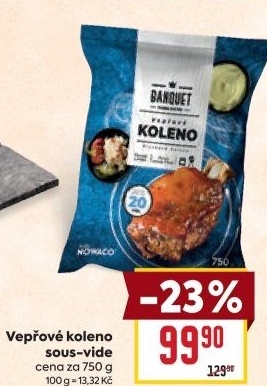 Vepřové koleno s kostí Sous vide Banquet