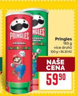 Chipsy Pringles - tubus