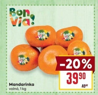 Mandarinky Billa Bonvia