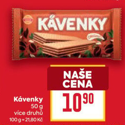 Oplatky Kávenky Sedita