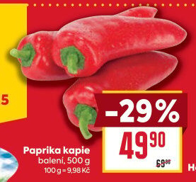 Paprika červená kapie