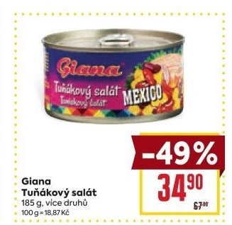 Salát s tuňákem Giana