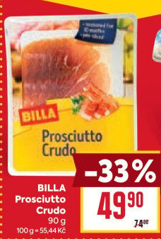 Šunka Prosciutto Crudo Billa