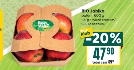 Jablka Bio Billa Bonvia