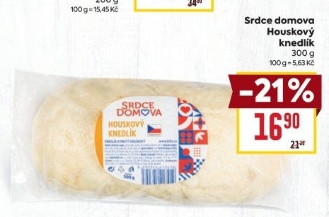 Knedlík houskový Srdce Domova