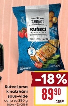 Kuřecí prsa Sous vide Banquet