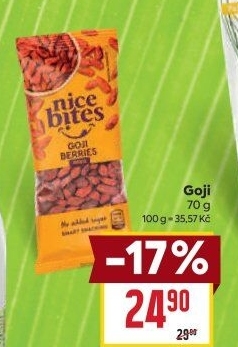 Kustovnice čínská - Goji Nice Bites