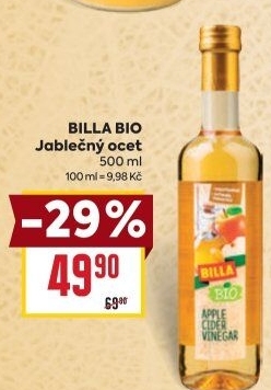 Ocet jablečný bio Billa