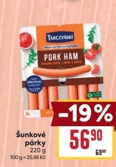 Párky šunkové Tarczyński