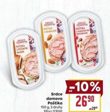 Paštika Srdce Domova