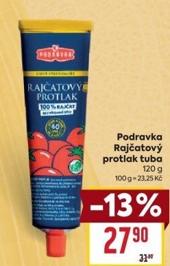 Rajčatový protlak Podravka