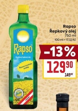 Řepkový olej Rapso