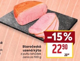 Staročeská kýta uzená