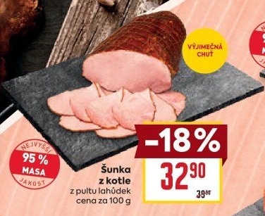 Šunka z kotle nejvyšší jakosti