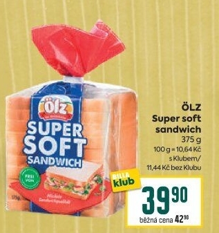 Toustový chléb Sandwich Soft Ölz