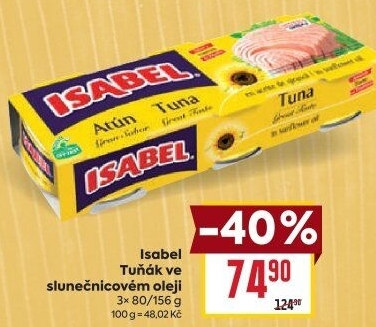 Tuňák v oleji Isabel