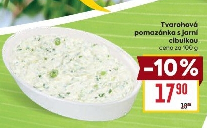 Tvarohová pomazánka s jarní cibulkou