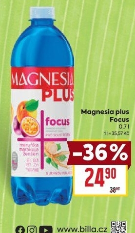 Voda ochucená plus Magnesia