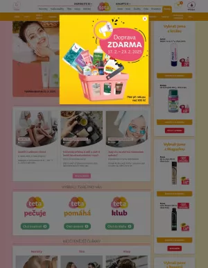 akční leták Teta drogerie 19.2.2025-25.2.2025