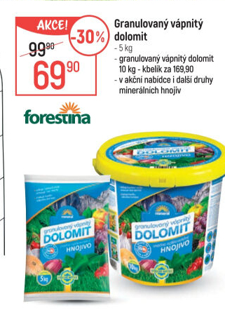 Vápenec dolomitický Forestina Mineral