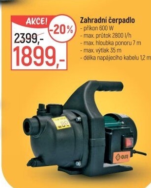 Zahradní čerpadlo