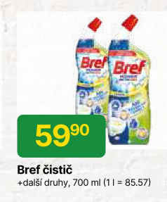 Čistič WC gelový Bref