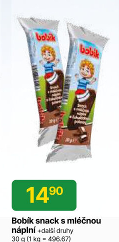 Dezert mléčný snack Bobík