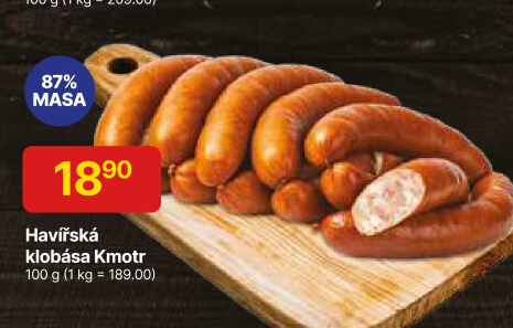 Havířská klobása Kmotr