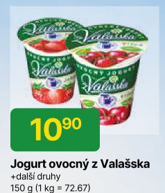 Jogurt ovocný z Valašska Mlékárna Valašské Meziříčí