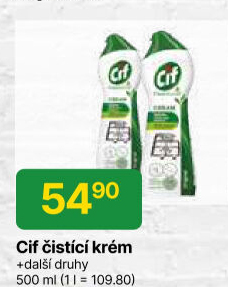 Krémový čistič Cif Cream