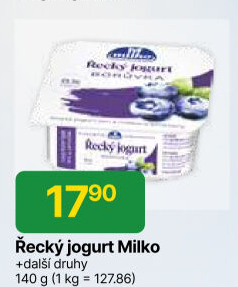 Ochucený jogurt řecký 0% Milko