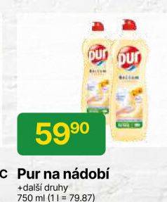 Prostředek na nádobí Pur