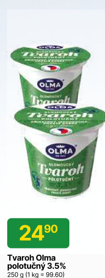 Tvaroh polotučný Olomoucký Olma