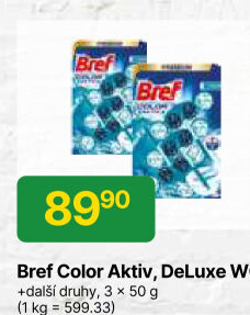 WC blok tuhý Color Aktiv Bref