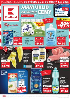akční leták Kaufland 26.2.2025-4.3.2025
