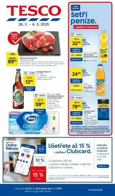 akční leták Tesco 26.2.2025-4.3.2025