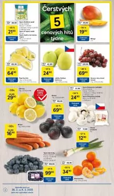 akční leták Tesco 26.2.2025-4.3.2025